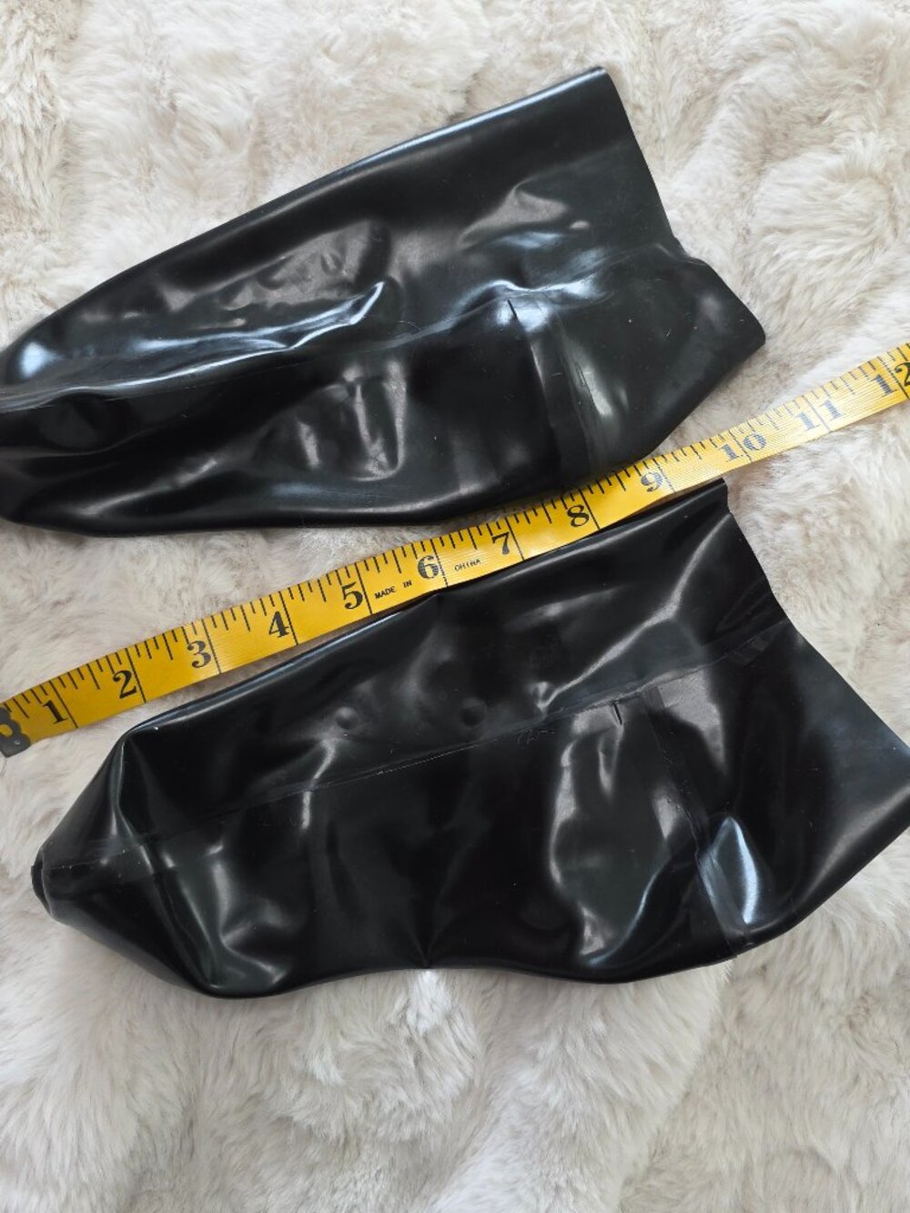 Latex socks - no show style